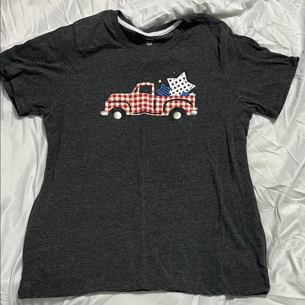 Country Core Patriotic July 4th Tshirt